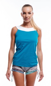 Koszulka Papillio I niebieska do jogi