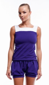 Koszulka Papillio I fioletowa do jogi