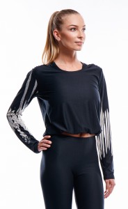 PAPILLIO bluzka do jogi czarna