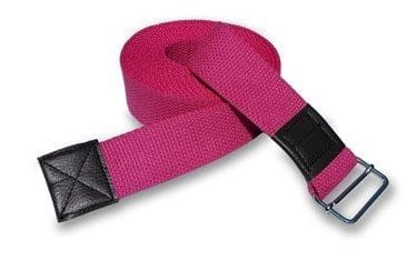 Pasek do jogi różowy