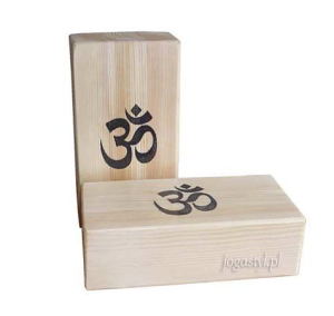 Klocek drewniany lakierowany OM