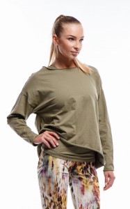 ALLULA bluzka do jogi khaki