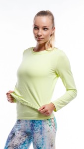 PAPILLIO bluzka do jogi pistacjowa